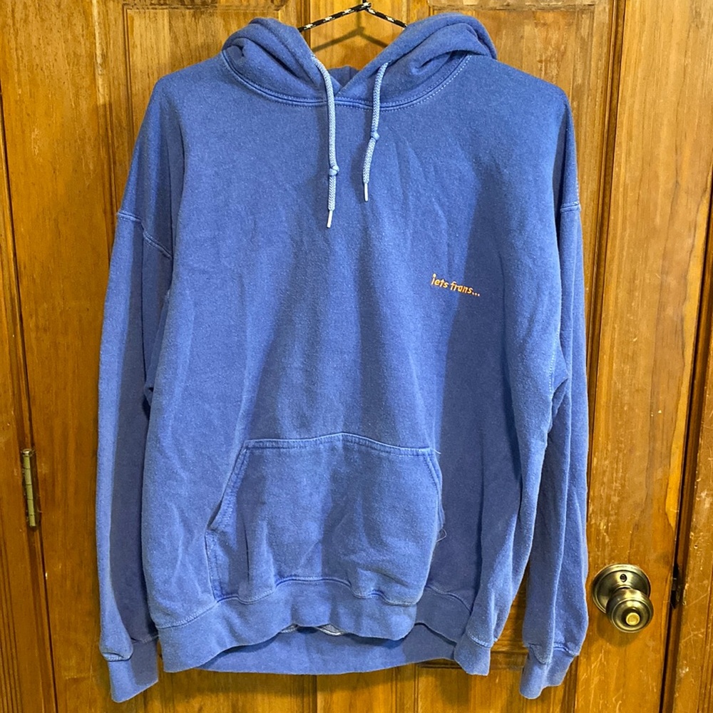 Blue Iets Frans Hoodie size Small.